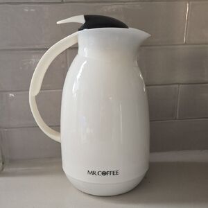 MR COFFEE White Thermal Carafe